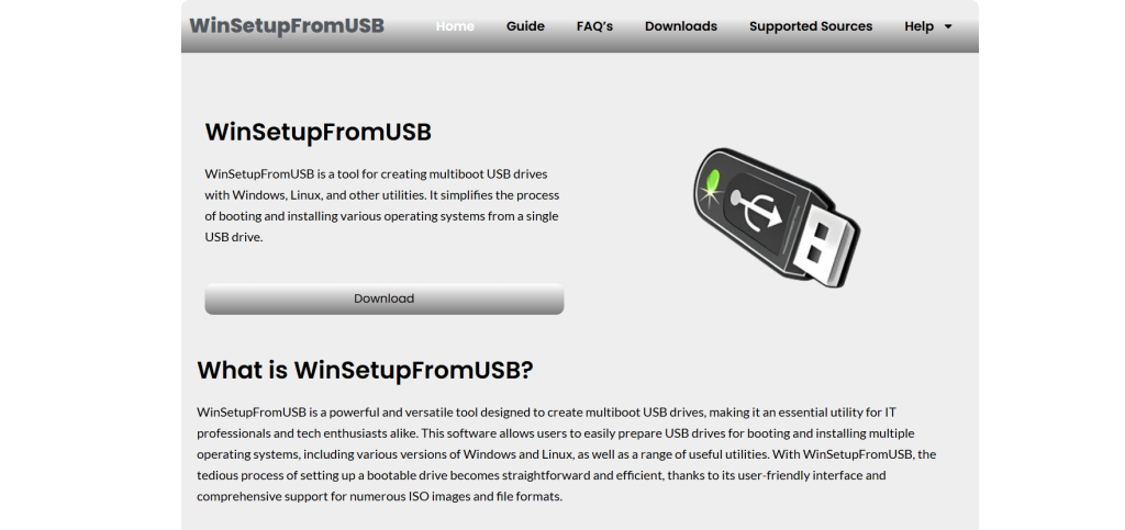 How to Create a Multiboot USB with WinSetupFromUSB